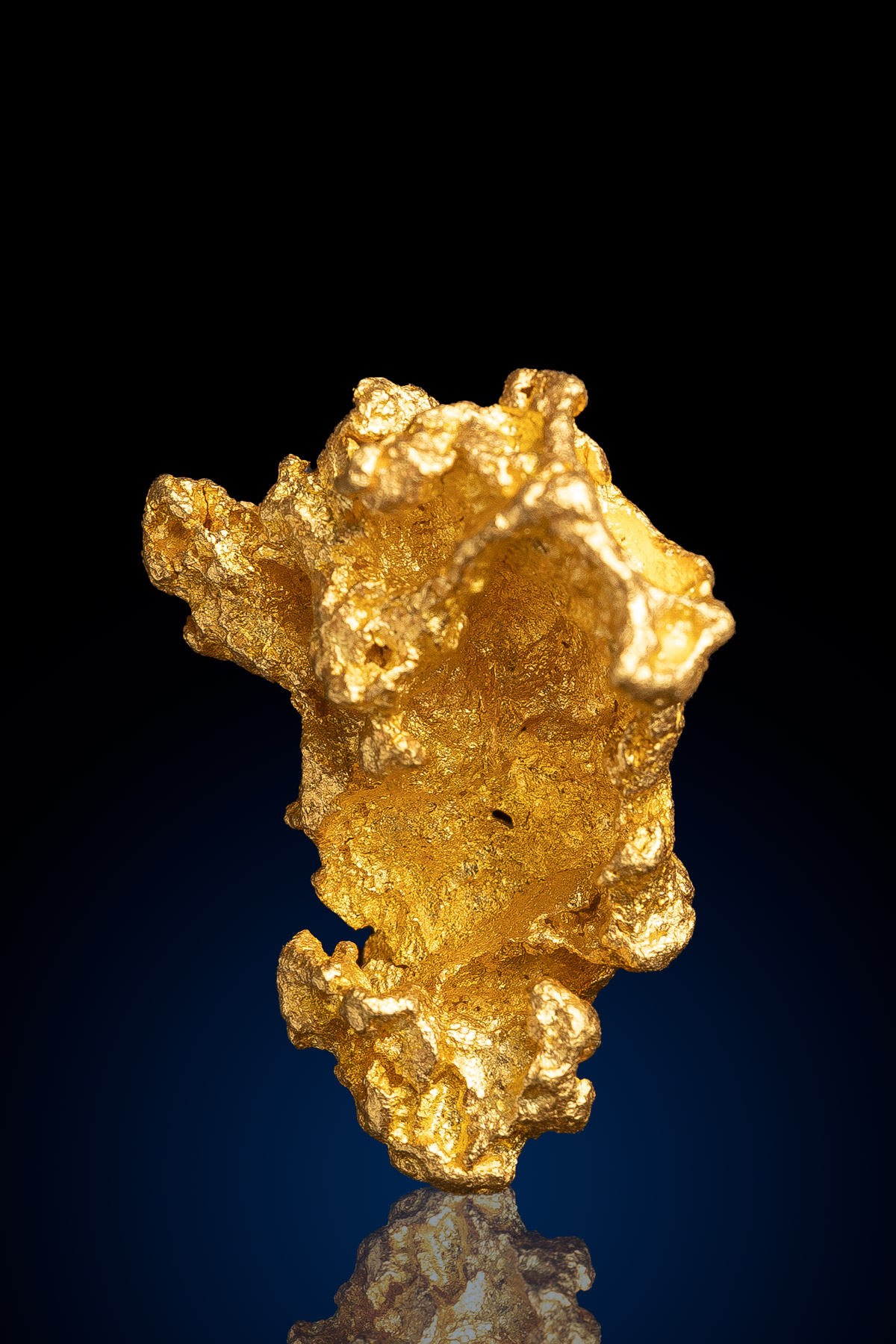 Interesting Crevassed Australian Natural Gold Nugget - 9.23 gram